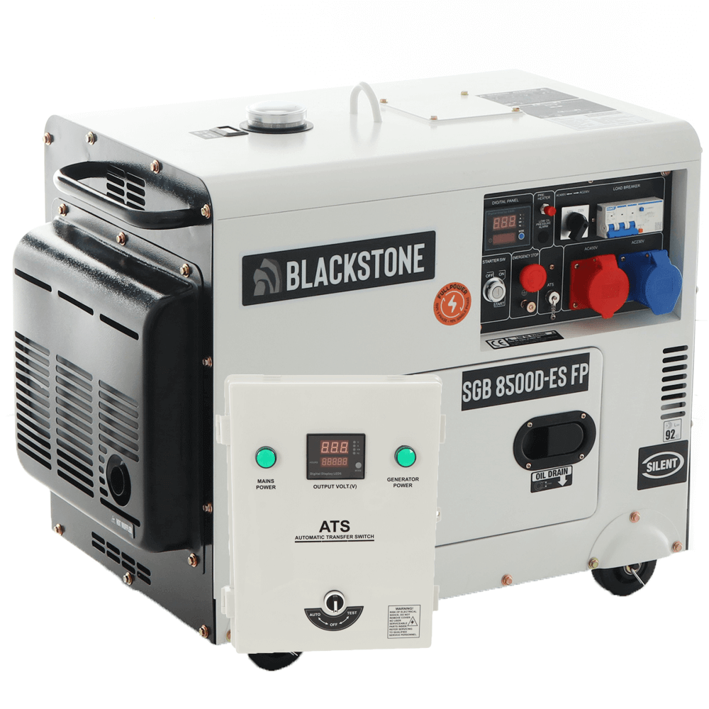 blackstone sgb 8500 d es fp groupe électrogène diesel fullpower 6.3 kw cadran ats monophasé inclus blackstone sgb 8500 d es fp groupe électrogène diesel fullpower 6.3 kw cadran ats monophasé inclus
