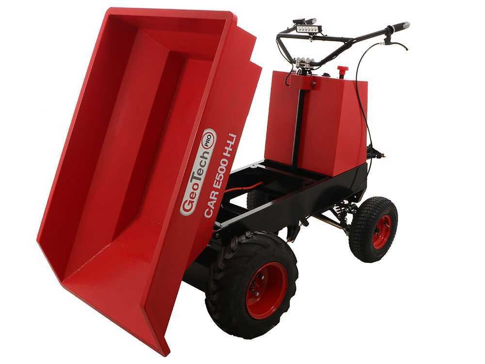 brouette à batterie geotechpro mini dumper car e500 h li caisson dumper 500kg brouette à batterie geotechpro mini dumper car e500 h li caisson dumper 500kg