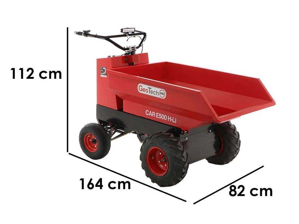 brouette à batterie geotechpro mini dumper car e500 h li caisson dumper 500kg brouette à batterie geotechpro mini dumper car e500 h li caisson dumper 500kg