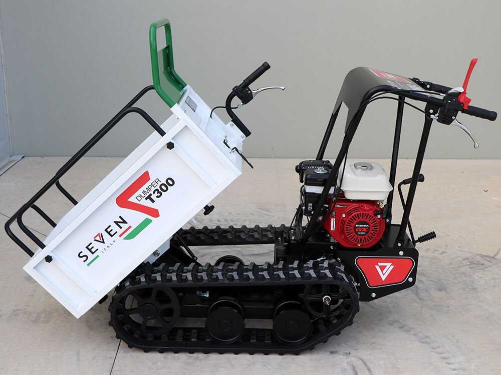 brouette à chenilles seven italy t300 gx e benne extensible charge 300 kg brouette à chenilles seven italy t300 gx e benne extensible charge 300 kg
