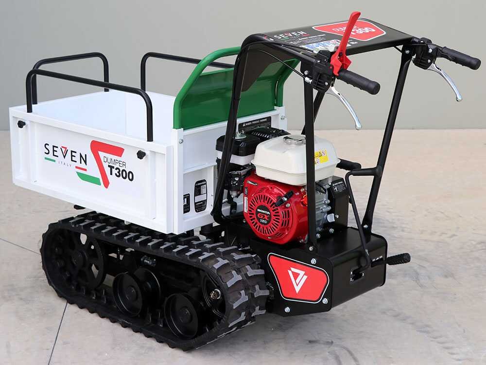 brouette à chenilles seven italy t300 gx e benne extensible charge 300 kg brouette à chenilles seven italy t300 gx e benne extensible charge 300 kg