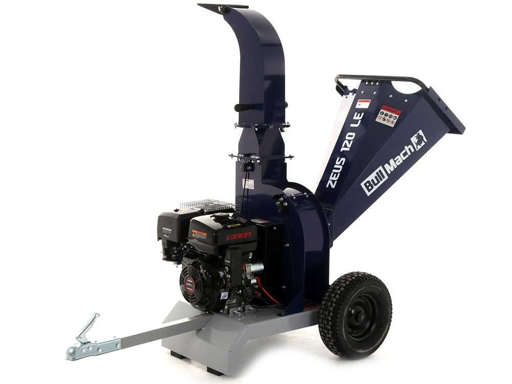 bullmach zeus 120 le broyeur thermique professionnel moteur à essence 15 cv avec démarrage électrique