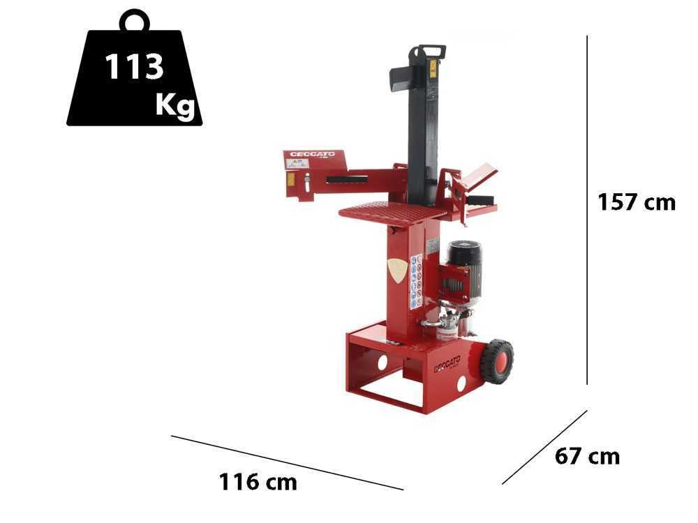 ceccato bull sple10t fendeuse à bois électrique verticale 400v ceccato bull sple10t fendeuse à bois électrique verticale 400v