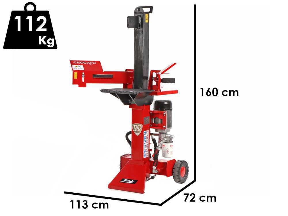 ceccato bull sple8lt fendeuse à bois électrique verticale 400v ceccato bull sple8lt fendeuse à bois électrique verticale 400v