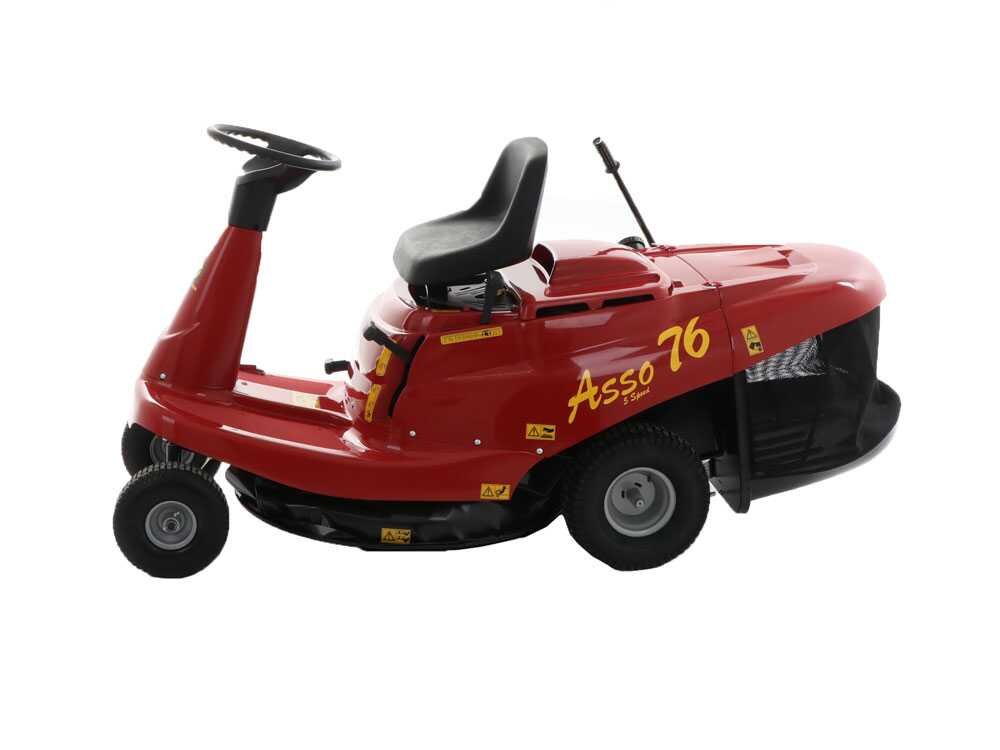 eurosystems asso 76 mini rider tondeuse rider autoportée boîte de vitesse manuelle largeur de coupe 76 cm eurosystems asso 76 mini rider tondeuse rider autoportée boîte de vitesse manuelle largeur de coupe 76 cm