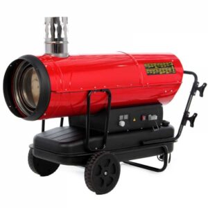 geotech idh 8000 générateur d'air chaud diesel à chauffage indirect sur chariot