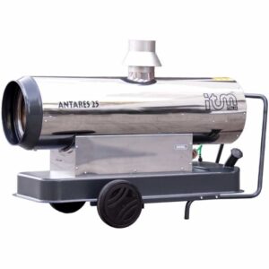 itm antares 25 inox générateur d'air chaud diesel indirect avec échangeur