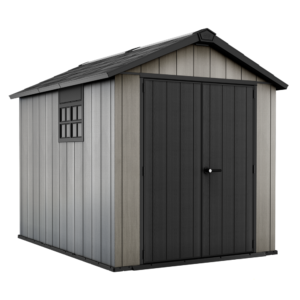 keter oakland 759 abri de jardin avec porte double battant et fenêtre 229x287x242 cm