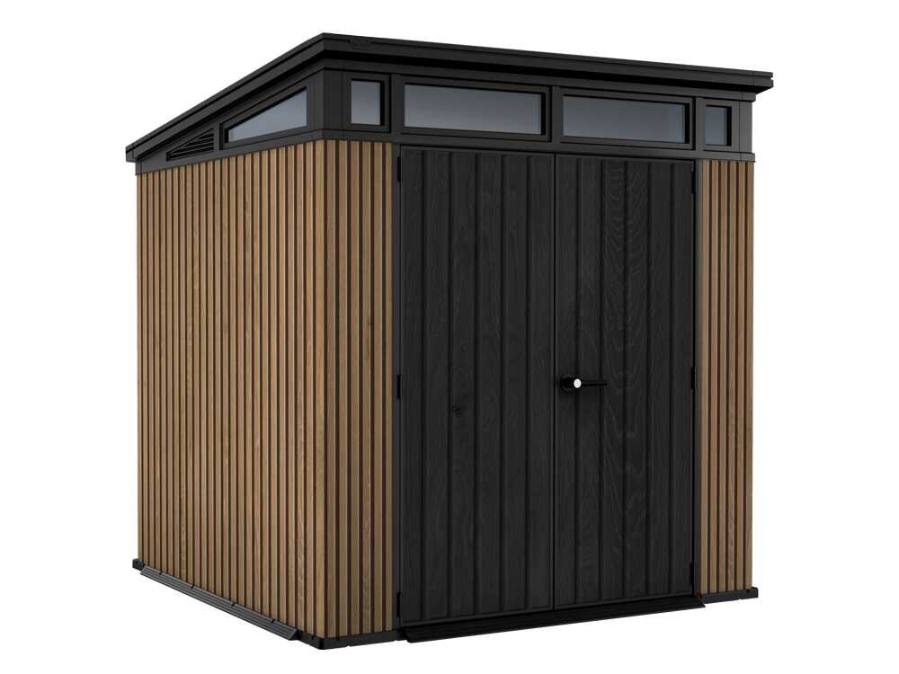 keter signature venetian 7x7 abri de jardin avec porte à double battant 214x218x226 cm keter signature venetian 7x7 abri de jardin avec porte à double battant 214x218x226 cm