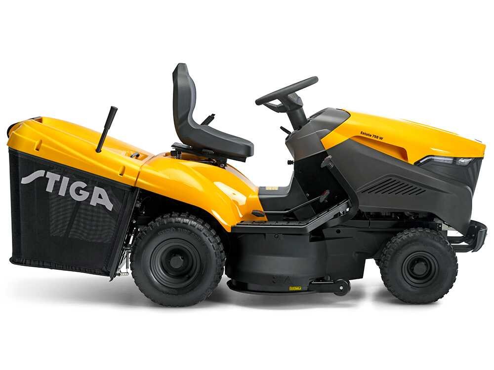 stiga estate 798 w tracteur tondeuse transmission hydrostatique bac de ramassage mulching stiga estate 798 w tracteur tondeuse transmission hydrostatique bac de ramassage mulching