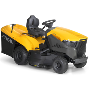 stiga estate 798 w tracteur tondeuse transmission hydrostatique bac de ramassage mulching