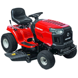 troy bilt horse 107t s tracteur tondeuse boîte continue cvt éjection latérale